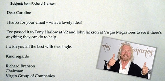 Sir Richard Branson Gives Thumbs Up In Support of Happy Ever After Tsunami Remix