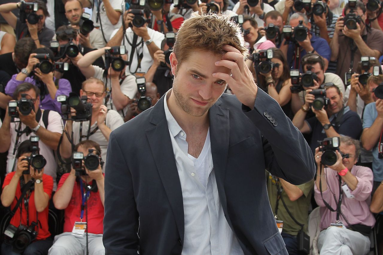 Robert Pattinson during a photocall at the 65th Cannes Film Festival.