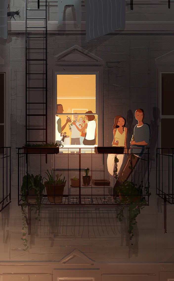In addition to capturing his family life, Campion enjoys drawing crowds, people doing things, seasons and funny animals.