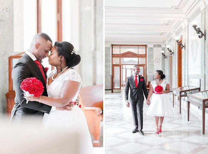 Mario and LaQuitta Carruth were married at Memphis City Hall in May 2017.