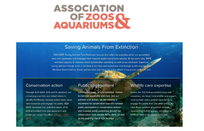 <a rel="nofollow" href="https://www.aza.org/aza-safe" target="_blank">AZA SAFE</a>