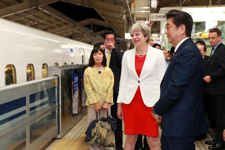 Theresa May and Shinzo Abe will pledge closer cooperation on security on Thursday