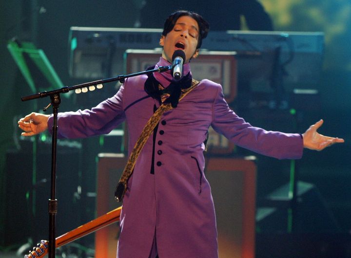 Prince was synonymous with the colour purple
