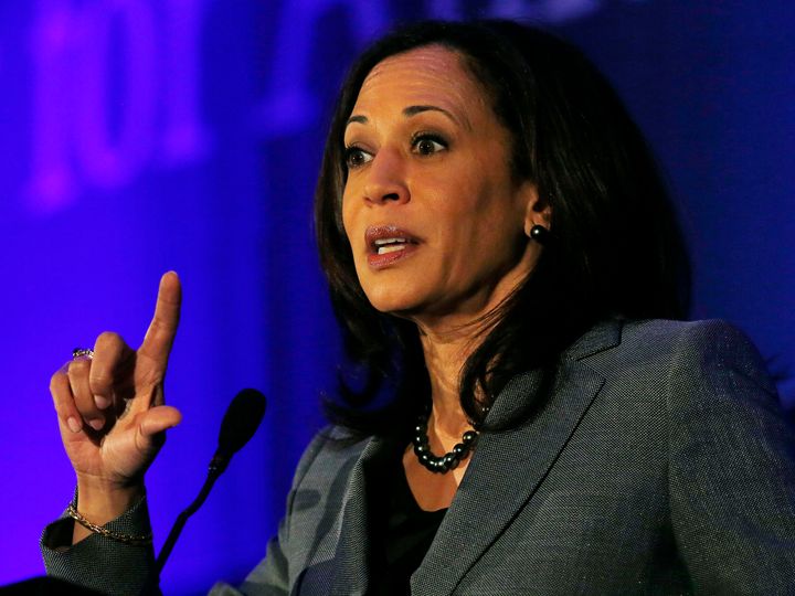 Sen. Kamala Harris (D-Calif.) called single-payer health care the "right thing to do" on Wednesday.