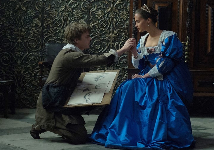 Dane DeHaan and Alicia Vikander star in TULIP FEVER. 