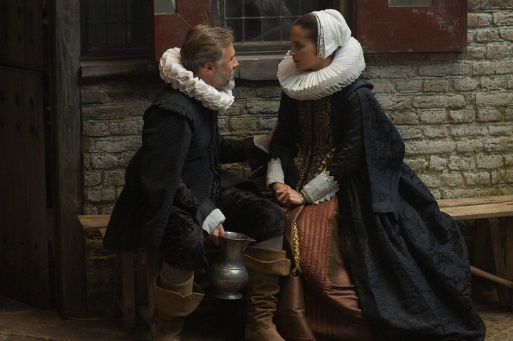 <em>Christoph Waltz and Alicia Vikander star in TULIP FEVER. </em>