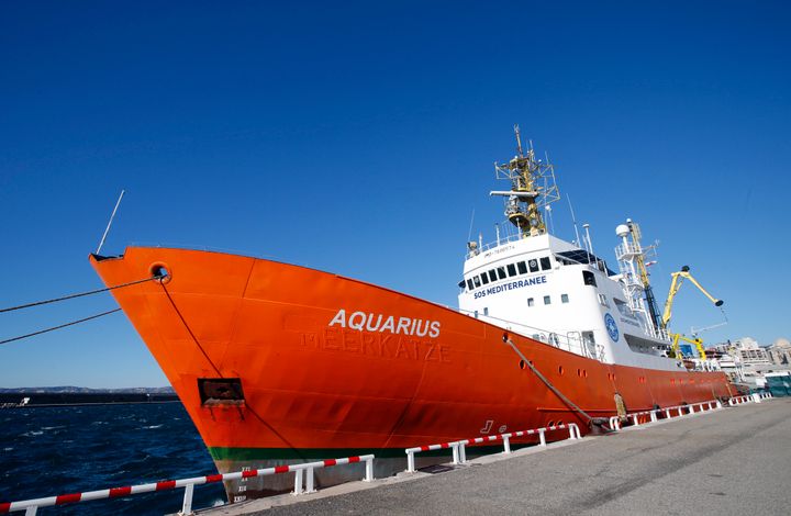 The Aquarius was a dull grey in its previous role.