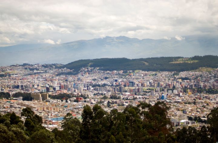 Quito, the capital city of Ecuador.