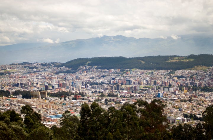 <p>Quito, the capital city of Ecuador.</p>