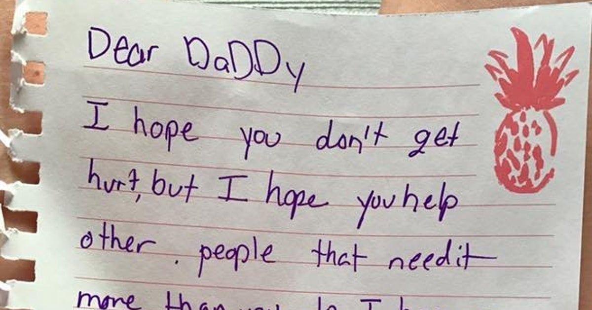 Texas Policeman Receives Touching Note From Daughter Before Helping ...