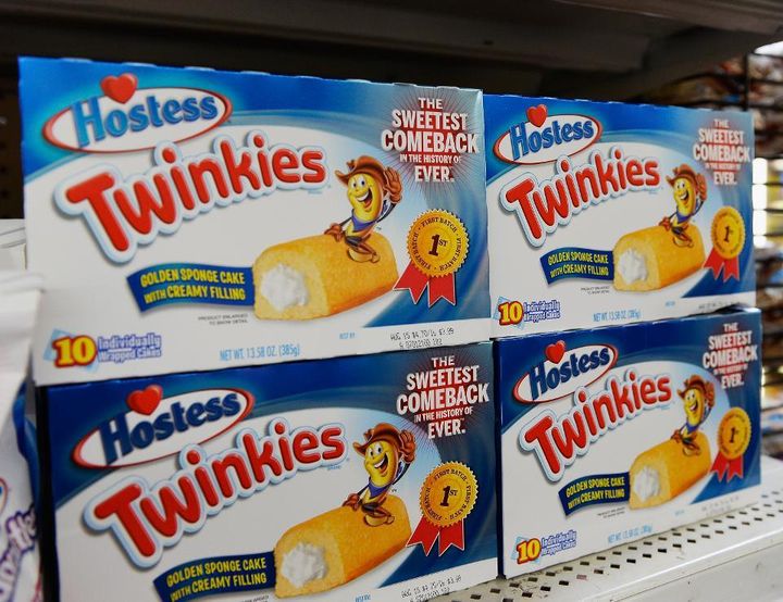 Twinkies returned to store shelves after Hostess filed for bankruptcy in 2012.