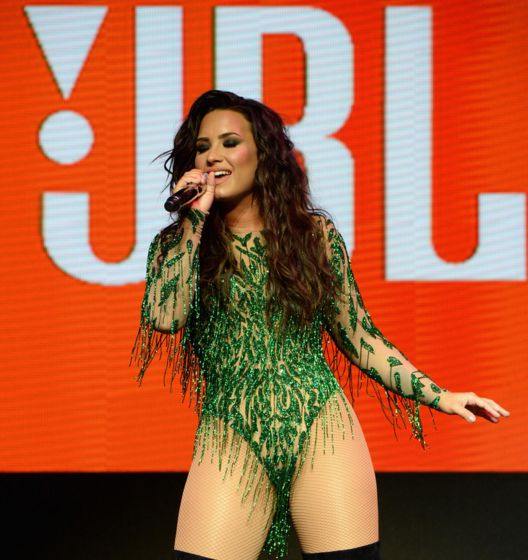 Recording artist Demi Lovato performs at JBL Fest 