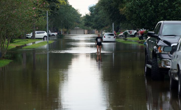 Swathes of Houston are underwater following the storm