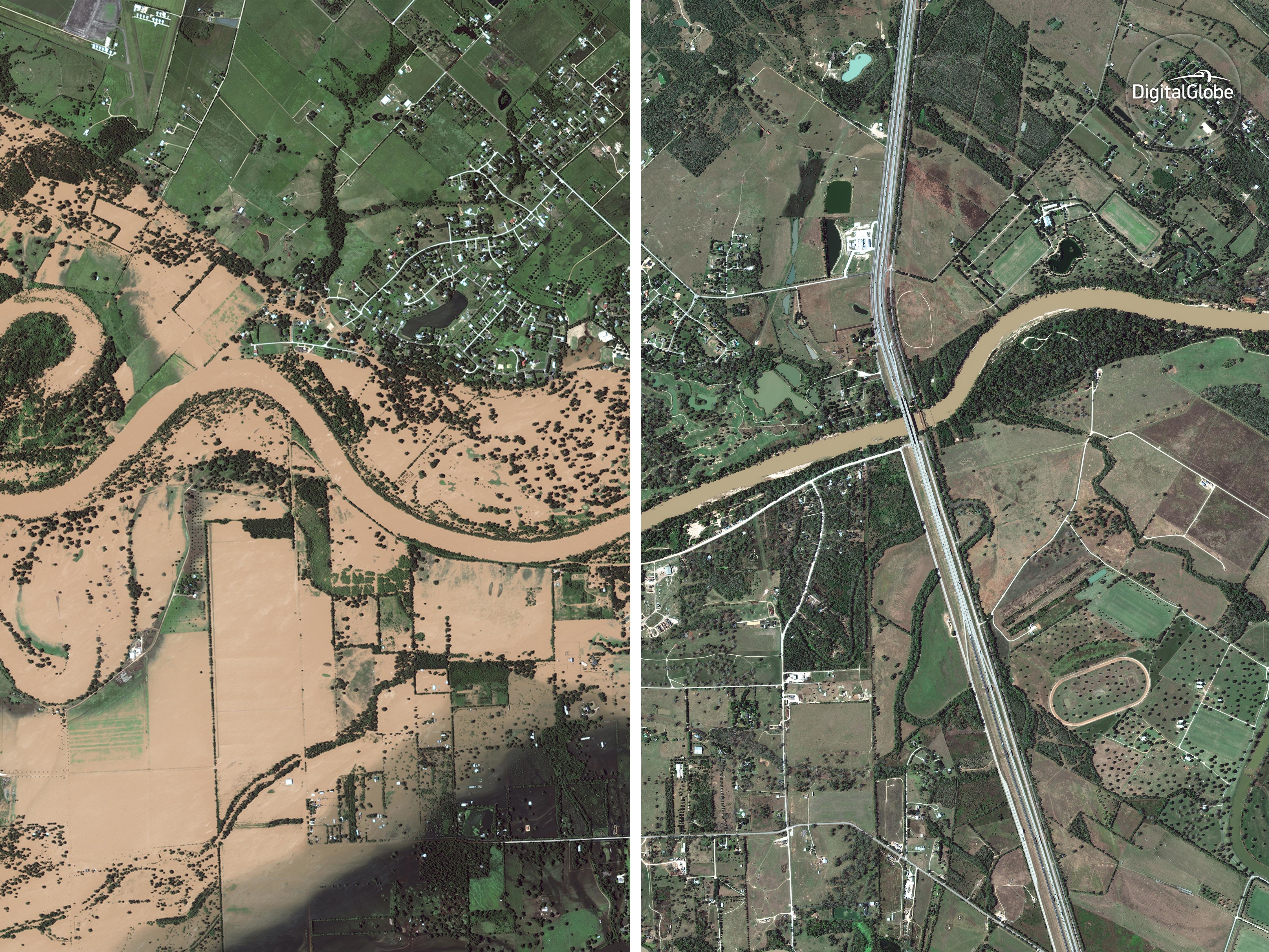 Before-And-After Satellite Photos Show Harvey's Wrath | HuffPost