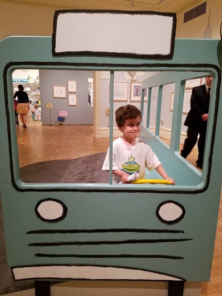 My son Gabriel driving the bus. To Gabriel, may you always drive your own bus.