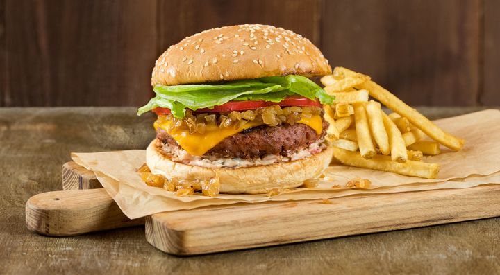 <p>Veggie Grill Burger & Fries</p>
