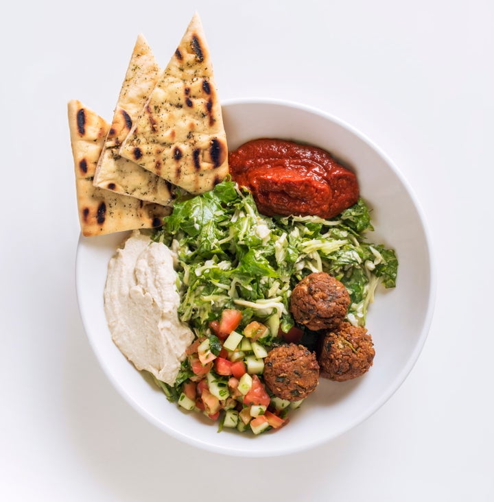<p>Veggie Grill Mediterranean Supergreens Salad</p>