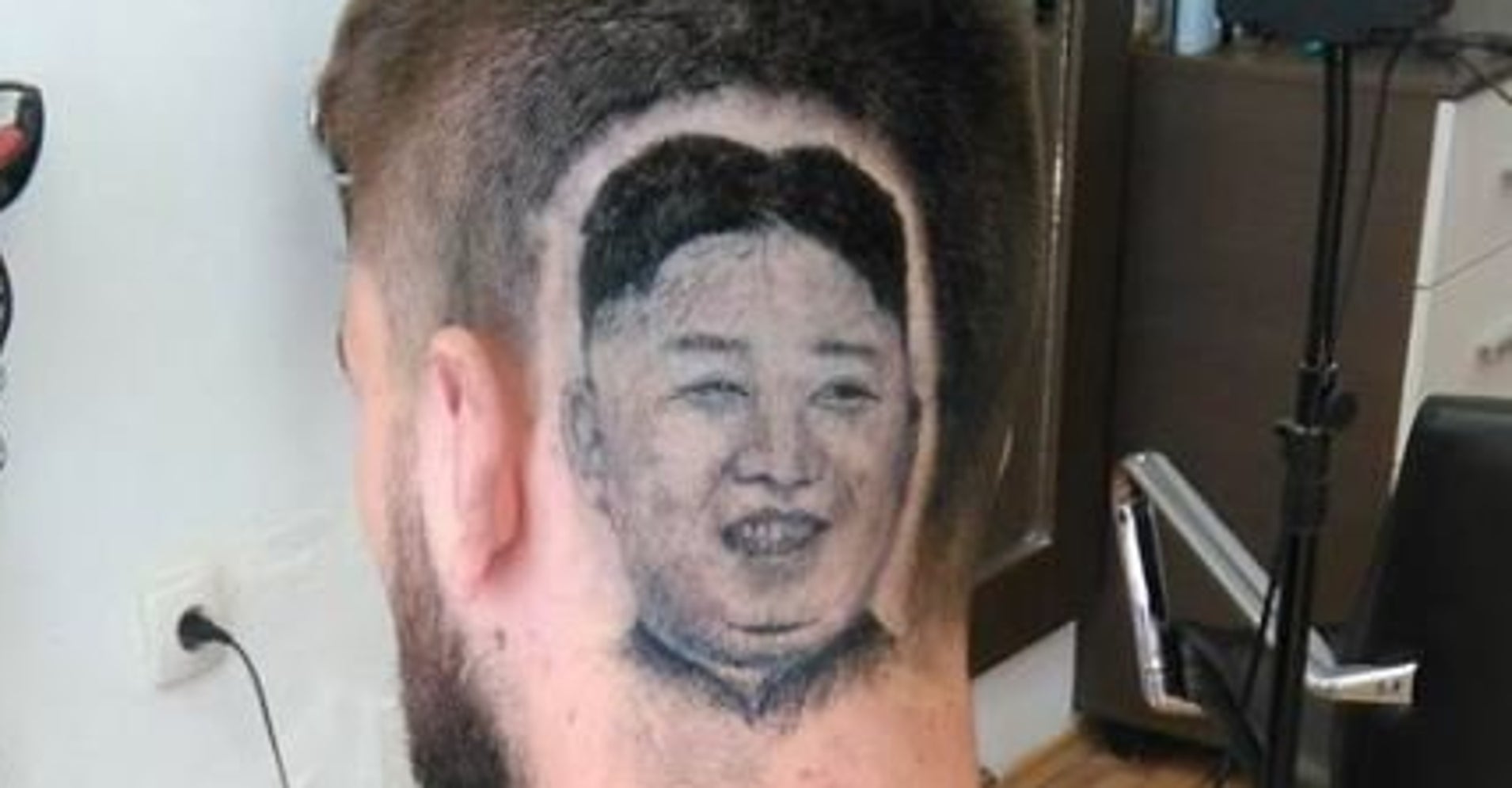 Serbian Barber Shaves Kim Jong Un's Portrait On Customer's Serbian Barber Shaves Kim Jong Un's Portrait On Customer's