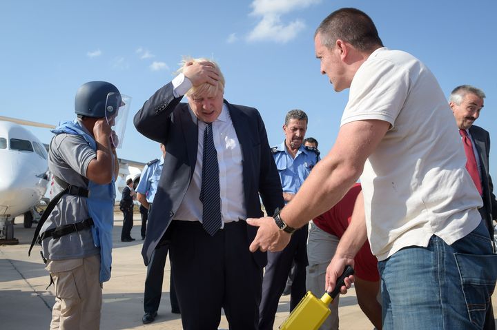 Johnson in Libya.