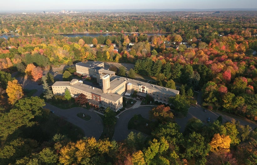 The campus of Holy Family Passionist Retreat Center and Copper Beech Institute, West Hartford, Connecticut