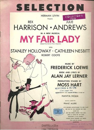 My Fair Lady Piano Music, Lerner & Loewe, www.tredwellsmusic.com