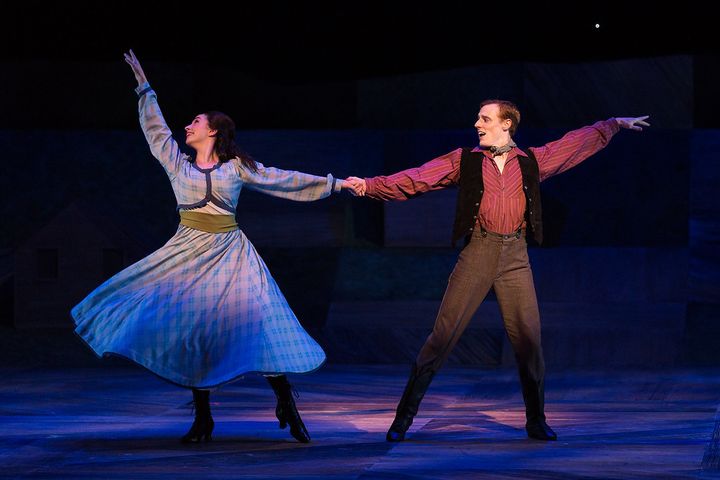 Olivia Barbieri (Dream Laurey) & Ezekiel Edmonds (Dream Curly) in Glimmerglass Opera Festival production of Oklahoma