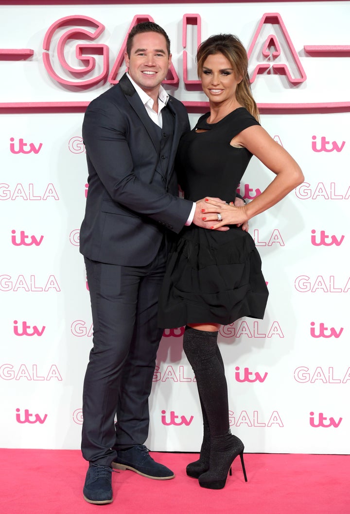 Kieran and Katie at the ITV Gala last year