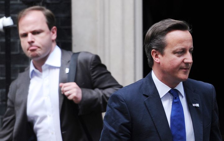 Craig Oliver, left, served as David Cameron's director of communications for five years.