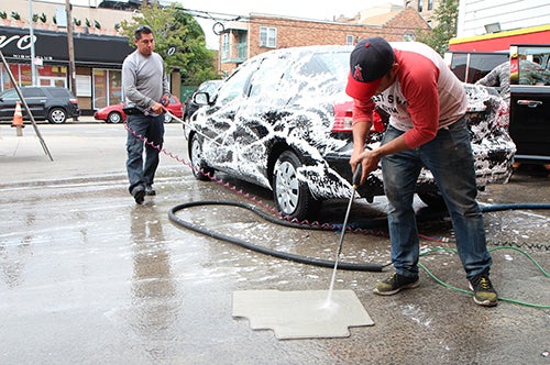 <strong>A choreographed cleaning.</strong>