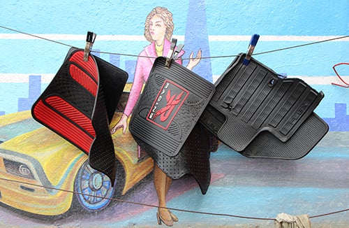 <strong>Mural and mats.</strong>