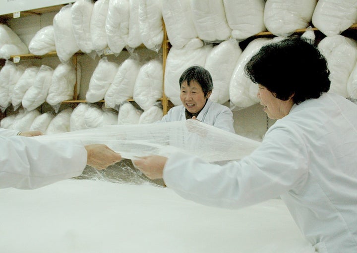 <p><em>China National Silk Museum, purportedly the largest silk museum in the world, in Hangzhou.</em></p>