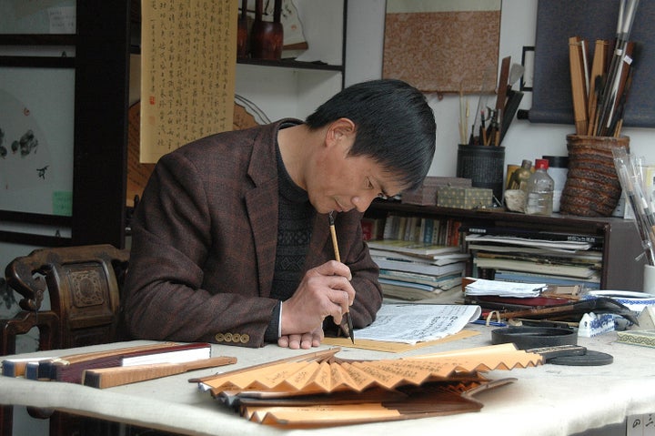 <p> <em>Lanting Pavilion at the base of Lanzhu Mountain is revered as a center for China’s most important calligraphy, displayed in a park-like setting and in a Calligraphy museum.</em> ody> </p>