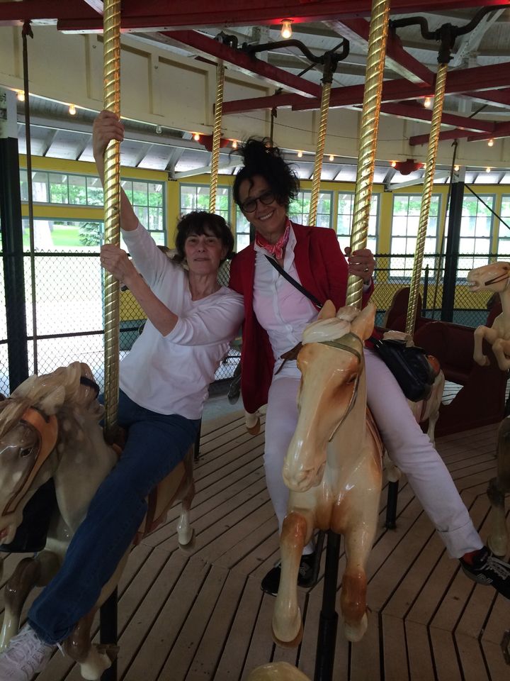 Jennifer Lindsay & Mia Berman on Binghamton Carousel