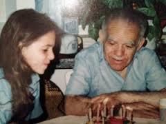 P.M Yitzhak Shamir with his granddaughter Michal Diamant
