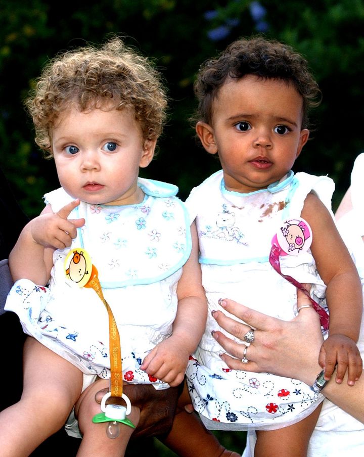 Marcia and Millie as toddlers.