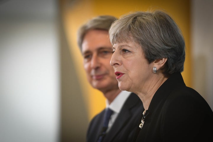 Philip Hammond and Theresa May