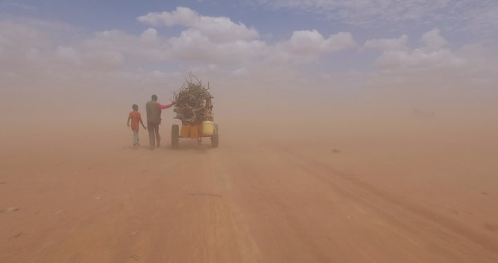 A "Human Flow"&nbsp;still image in&nbsp;Dadaab refugee camp in Kenya.