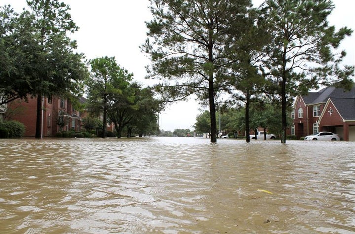 Some homes on this street took on as much as four feet of water at one point during the storm.