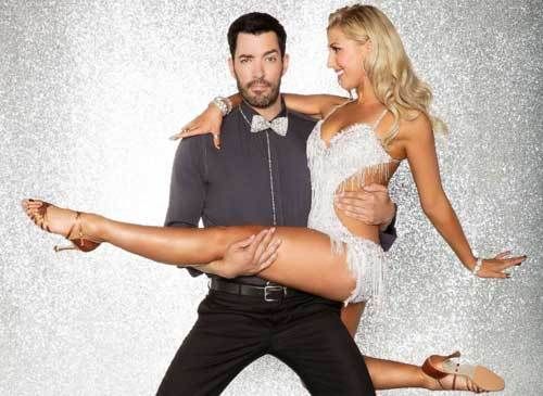 Drew Scott and Emma Slater, his professional dancing partner for the upcoming season of ABC’s “Dancing with the Stars.” 