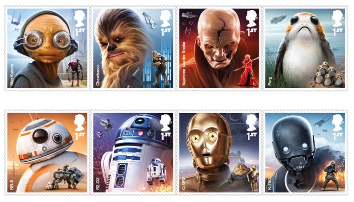 Royal Mail has released a new set of stamps in anticipation of the release of the new