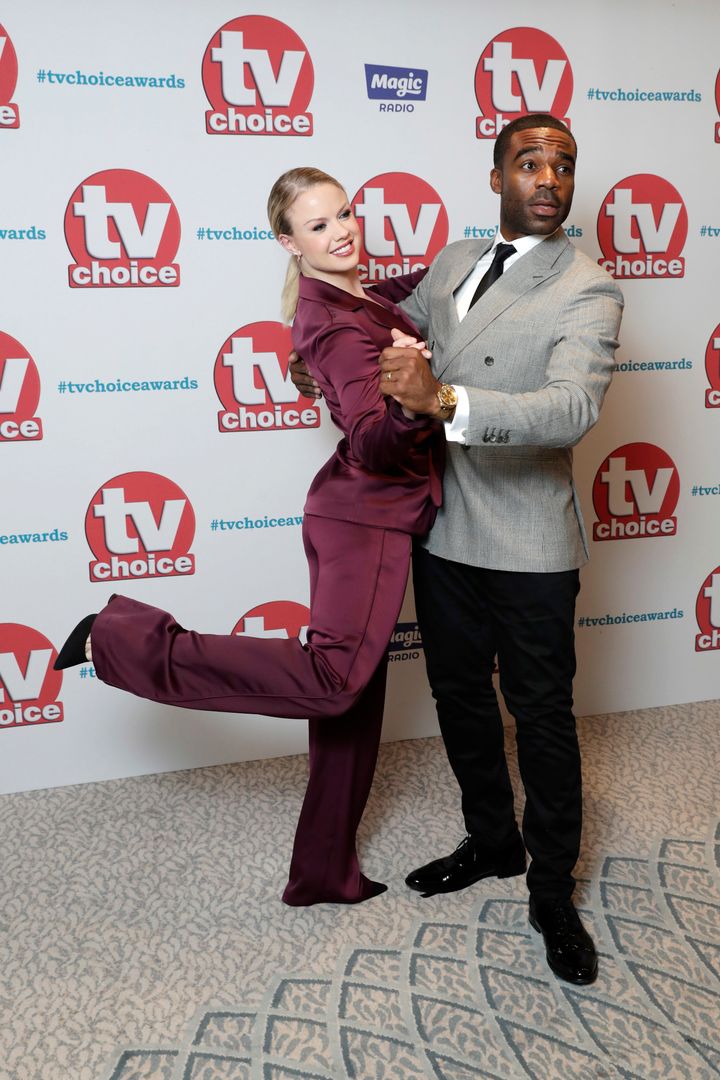 Joanne Clifton and 'Strictly' partner Ore Oduba 