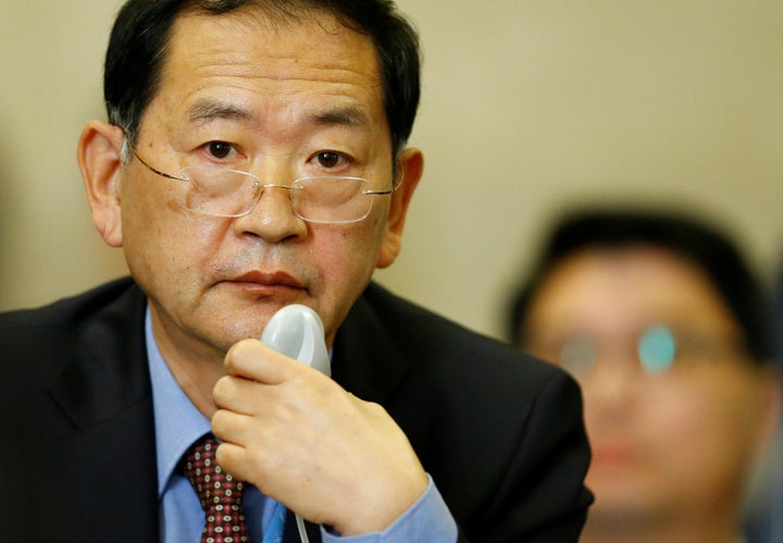 Han Tae Song, ambassador of the Democratic People’s Republic of Korea to the U.N. in Geneva, described his countries nuclear tests as a "gift package" for the U.S.