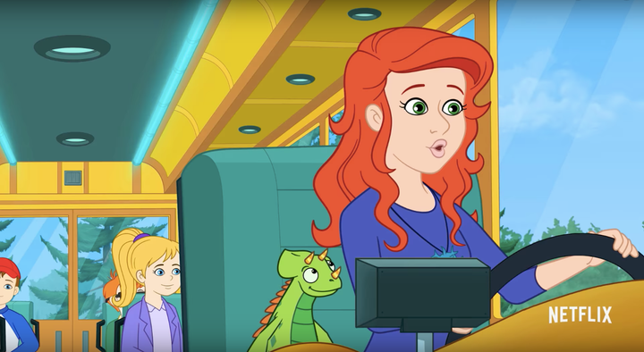 Kate McKinnon voices the new Ms. Frizzle.