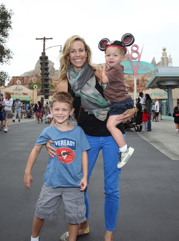 In 2012, Crow took her sons to Disney California Adventure. In April, she said adopting them was "the biggest everlasting event that has informed everything."