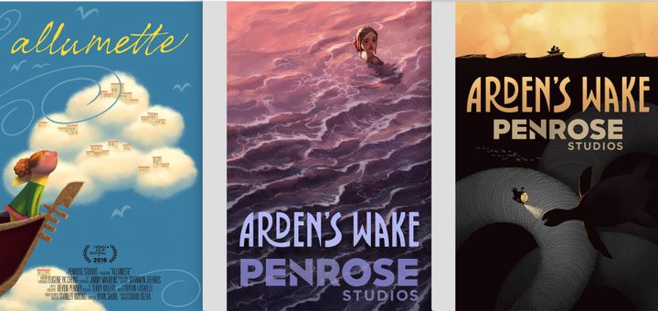 Penrose Studios posters try to convey the epic scale of their VR experiences.