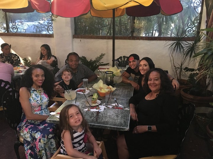 <p>Child and family-friendly fun and food on the back patio of the Casa Guadalajara.</p>