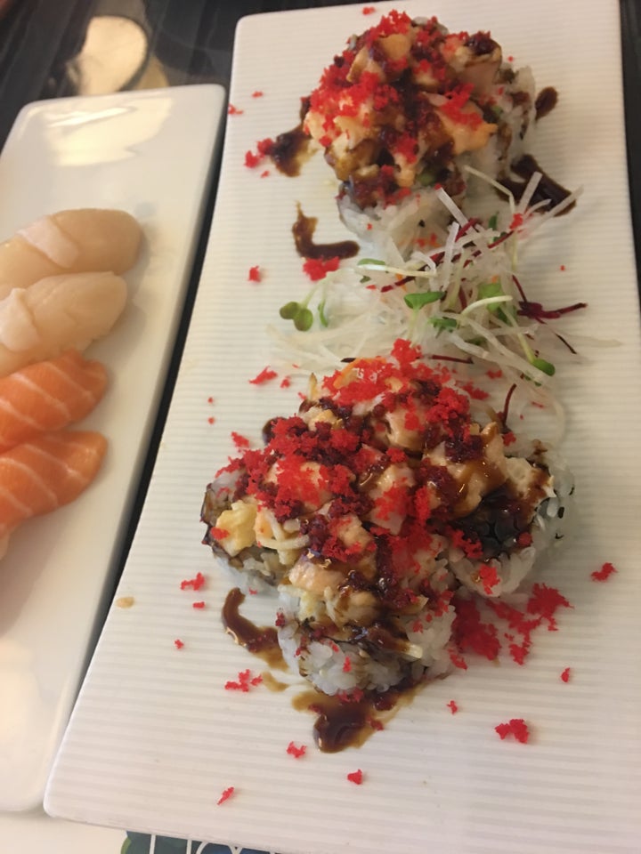<p>My plate of delicious sushi at Pechanga’s Umi Sushi & Oyster Bar.</p>