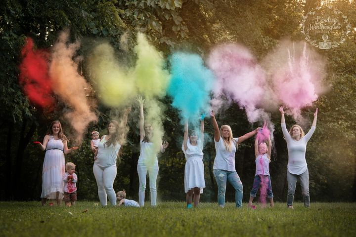 Photographer Lindsey Worthington captured six mothers who have experienced loss and found joy in the form of a rainbow baby. 