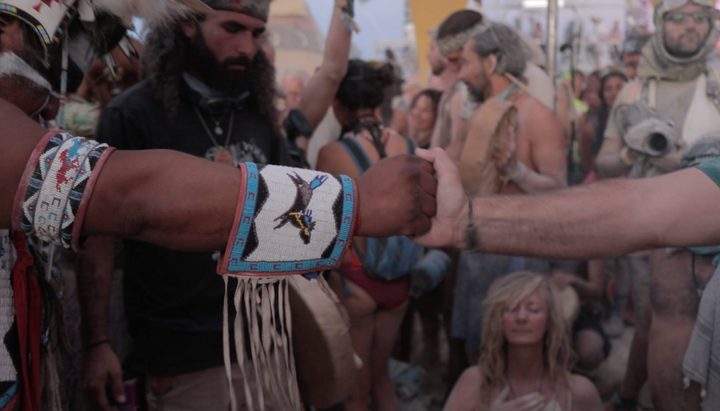 Global Drum Prayer at Burning Man