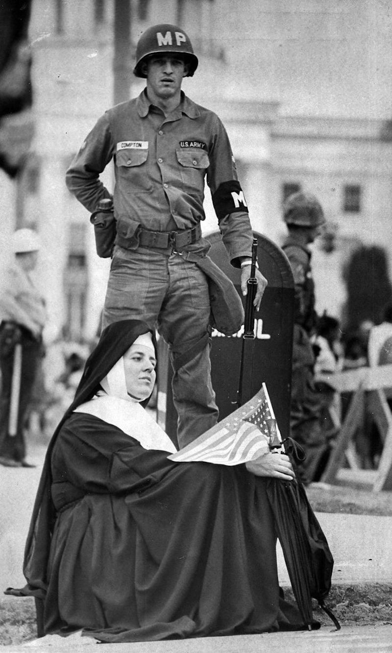 Sr. Robert Joseph (Margaret Lalor) on the March from Selma to Montgomery, 1965